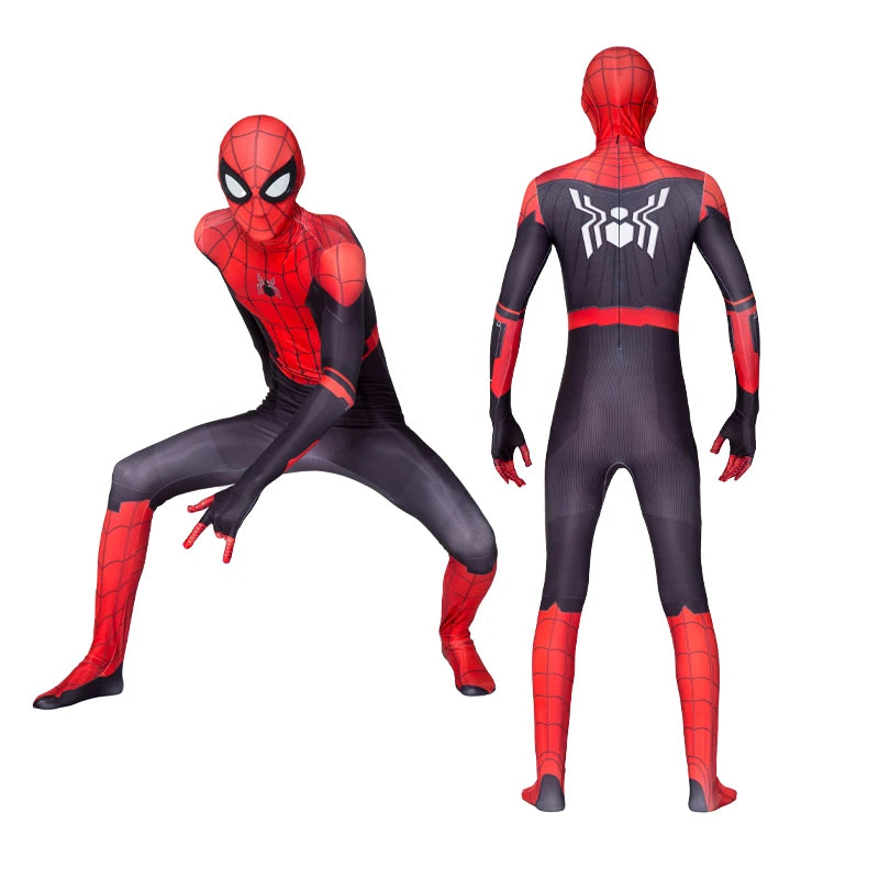 Adult Spiderman Costume Superhero Zentai Jumpsuits for Men Women Cosplay Bodysuit with Headgear Halloween Carnival Outfits