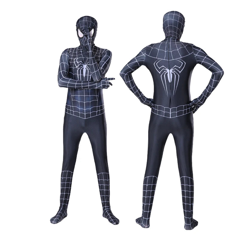 Adult Spiderman Costume Superhero Zentai Jumpsuits for Men Women Cosplay Bodysuit with Headgear Halloween Carnival Outfits