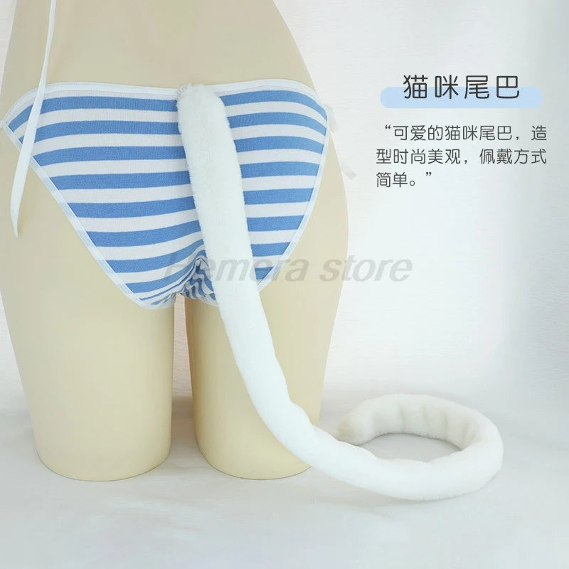 Cute Sexy Anime Lingerie Costume Bra and Panty Set Lolita Cosplay Micro Underwear Suit Kawaii  Women  sexy outfits for woman