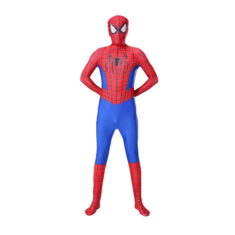 Adult Spiderman Costume Superhero Zentai Jumpsuits for Men Women Cosplay Bodysuit with Headgear Halloween Carnival Outfits