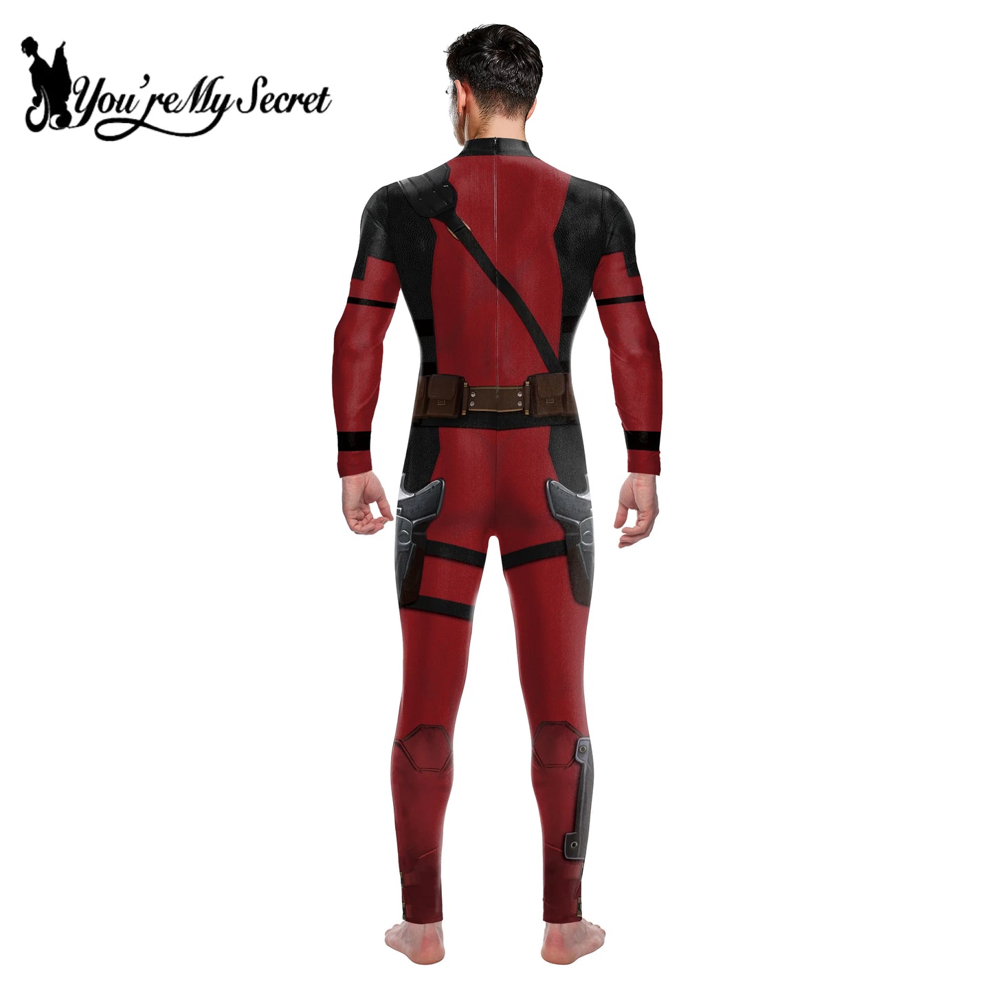 [You're My Secret]Superhero Men Movie Deadpool Wolverine Cosplay Costumes Hallloween Jumpsuit Performance Party Zentai Bodysuits