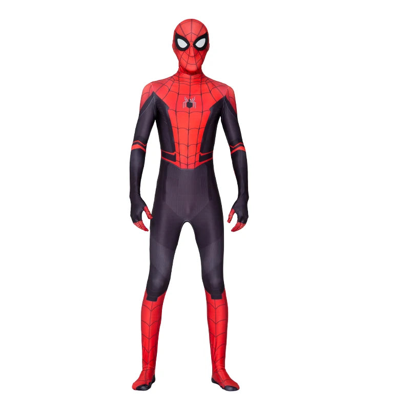 Adult Spiderman Costume Superhero Zentai Jumpsuits for Men Women Cosplay Bodysuit with Headgear Halloween Carnival Outfits