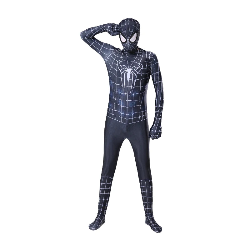 Adult Spiderman Costume Superhero Zentai Jumpsuits for Men Women Cosplay Bodysuit with Headgear Halloween Carnival Outfits