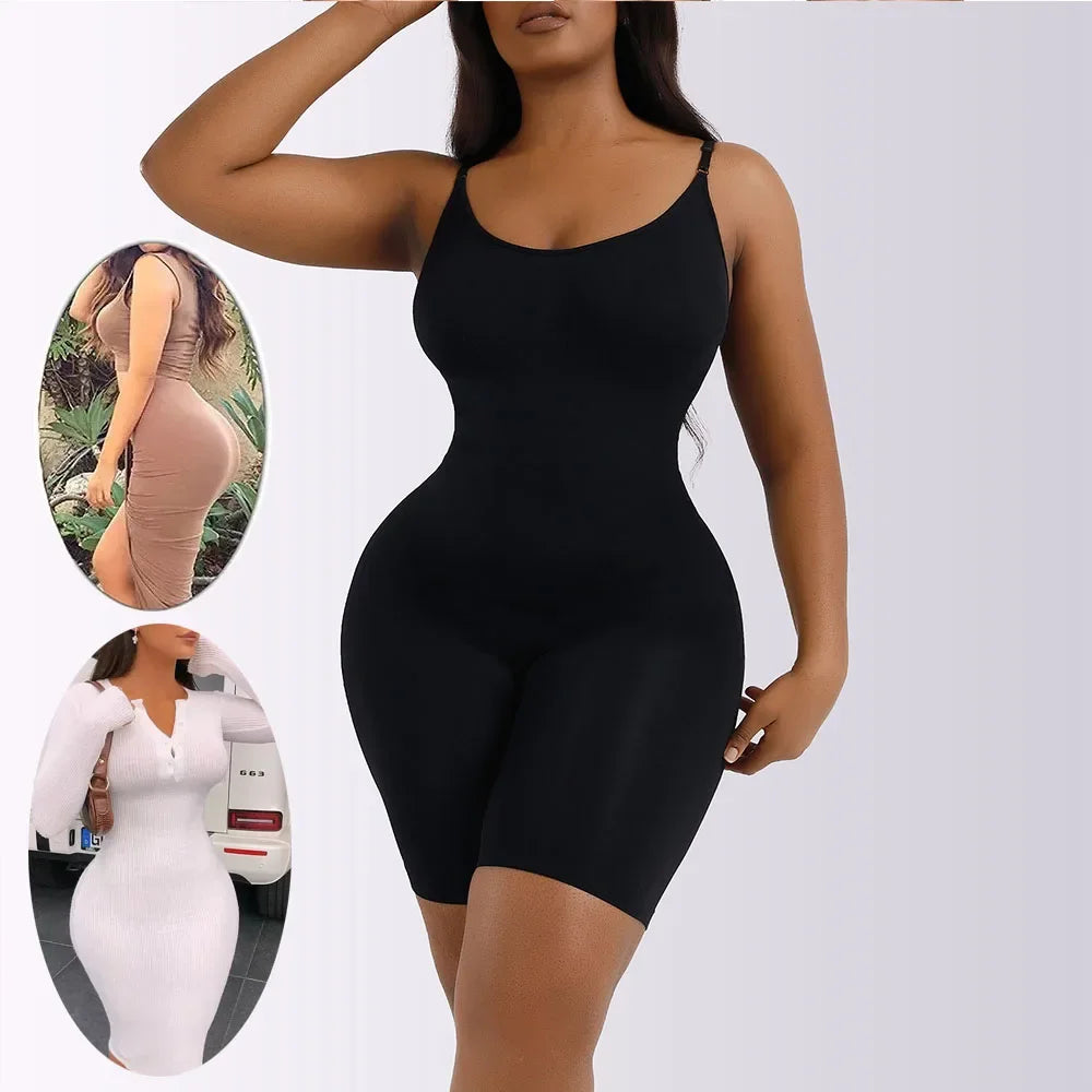 Belly Control Shapewear Bodysuit for Women - Seamless & Firm Waist Trainer